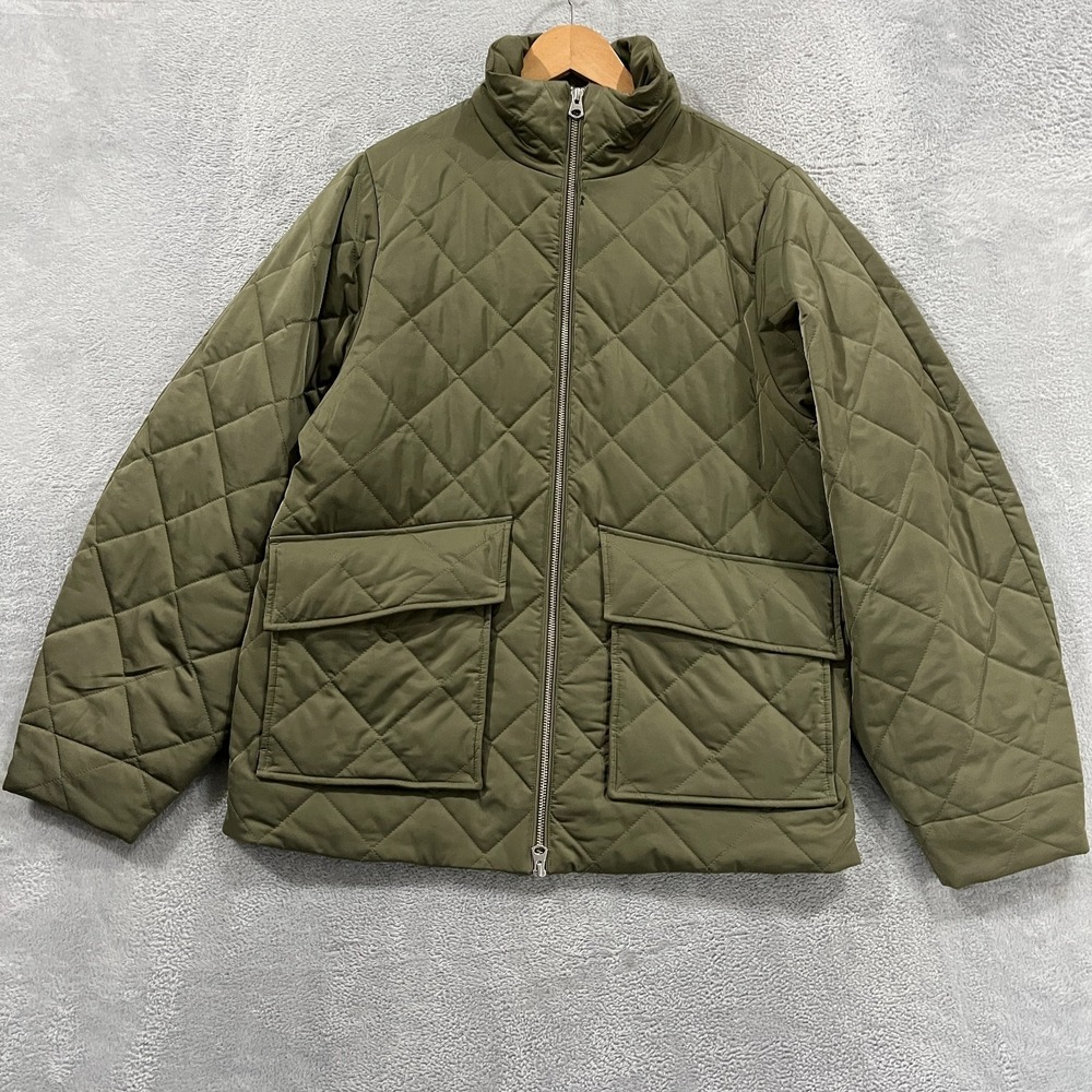 Stockholm Atelier & Other Stories Jacket Womens Medium Green Military Oversize